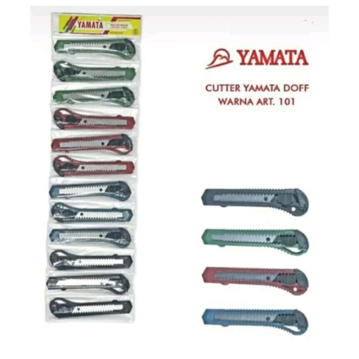 

A019-12 PCS Cutter Serbaguna Besar - Alat Potong Bahan Kertas Serbaguna