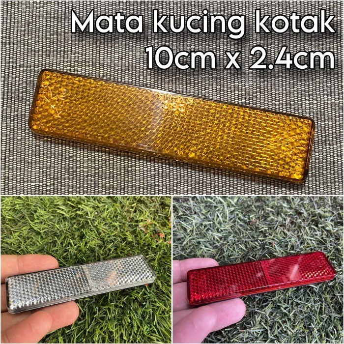 premium 1pcs mata kucing kotak motor reflectors mobil motor body motor