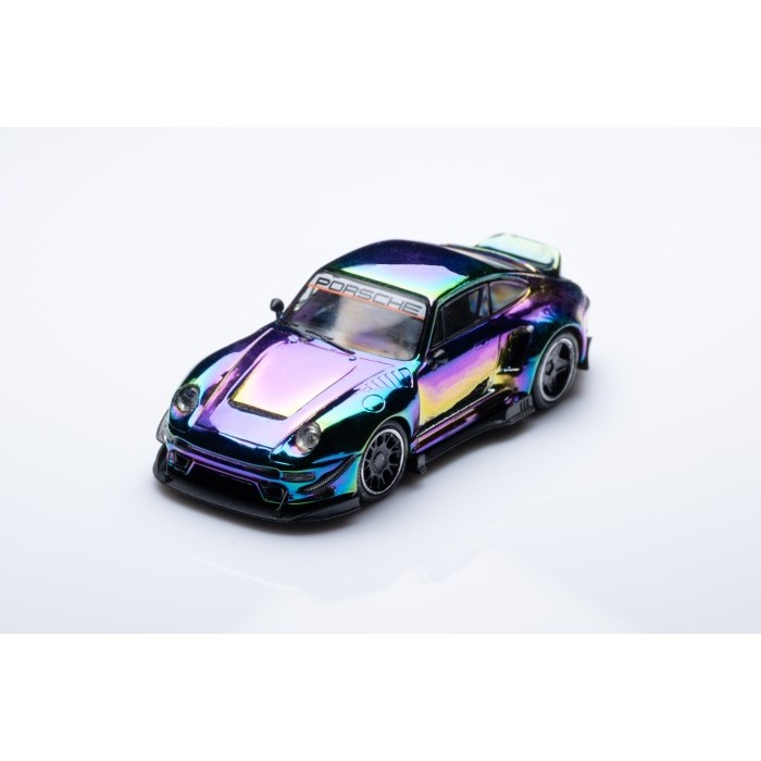 DCM 1:64 RWB Porsche 993 Ducktail Electroplated Colorful Limited