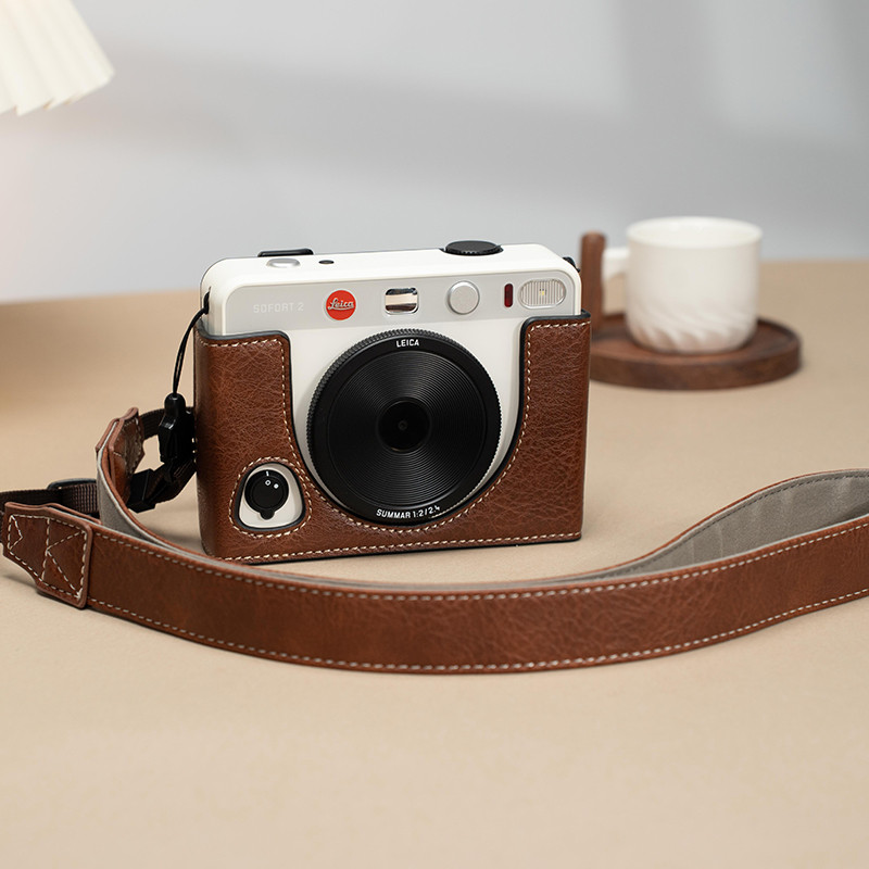 For LEICA SOFORT 2 camera case Polaroid Camera Protection Leica camera case SOFORT 2 leather case ac