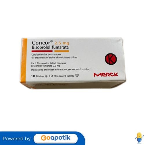 Concor 2.5 Mg Box 100 Tablet / Hipertensi