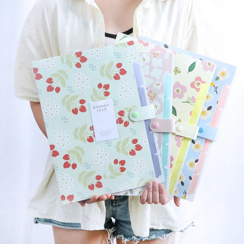 

A4 File Folders Organizer Paper Document Desk Document Bag Filing Products Office Accessories & School Supplies