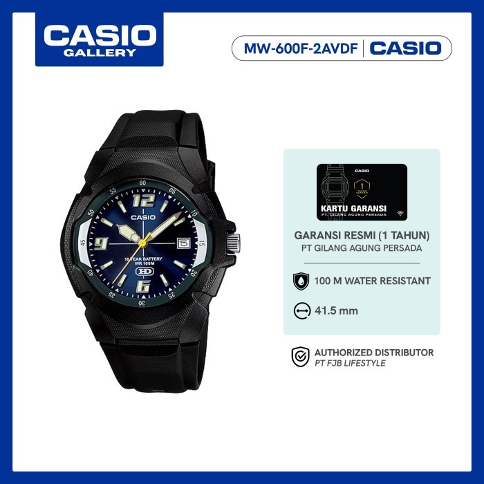 Original Casio  MW-600F-2AVDF Jam Tangan Pria