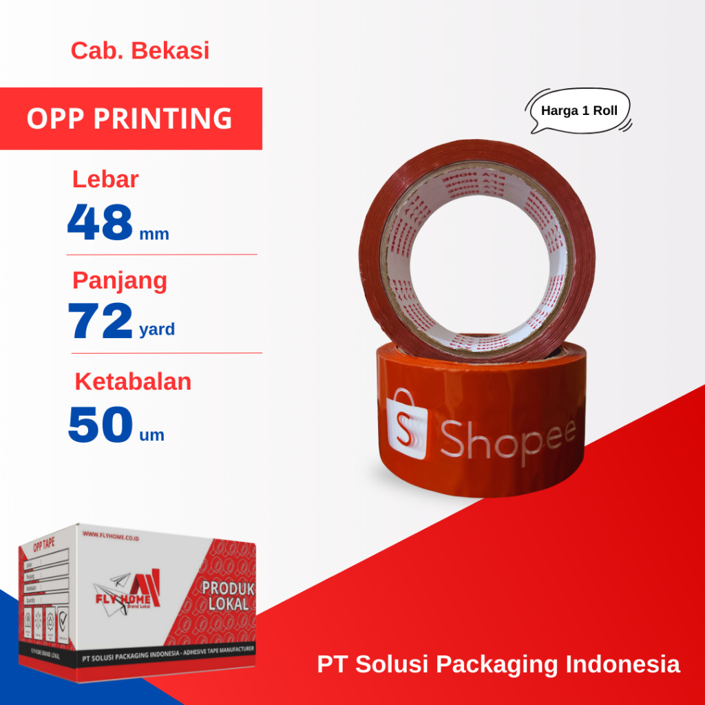 

FLYHOME 1Roll Lakban Online Shop 48x72Y 2inchi 72 Yard Tk Orange