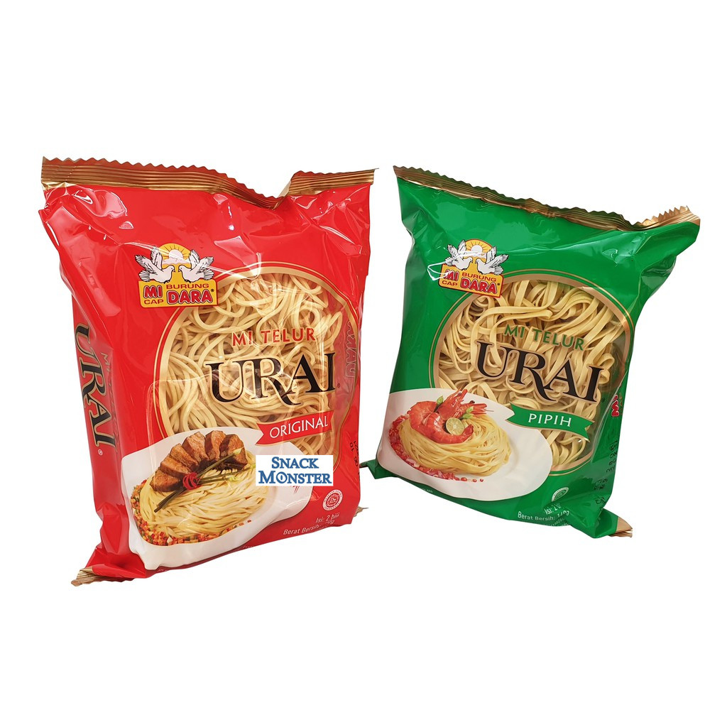 

Mie Burung Dara Urai - Netto 140 gr