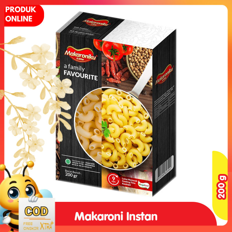 

Makaroniku Makaroni Instan Elbow Box 200 g