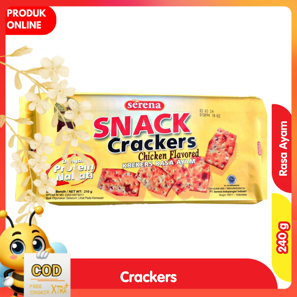 

Serena Snack Crackers Rasa Ayam 210 g