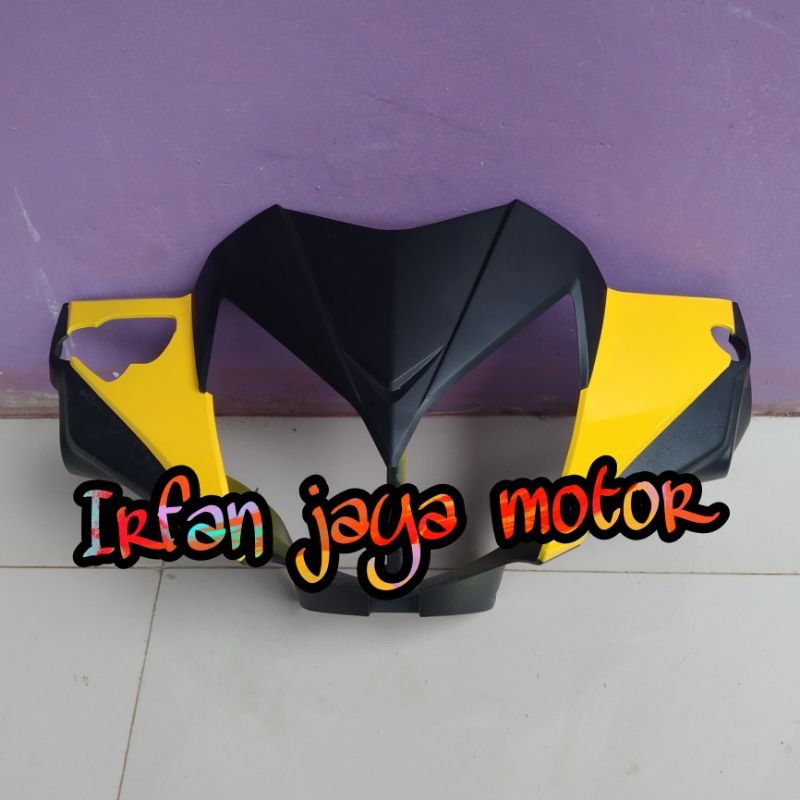Batok lampu depan Honda Supra X 125 Batman kuning