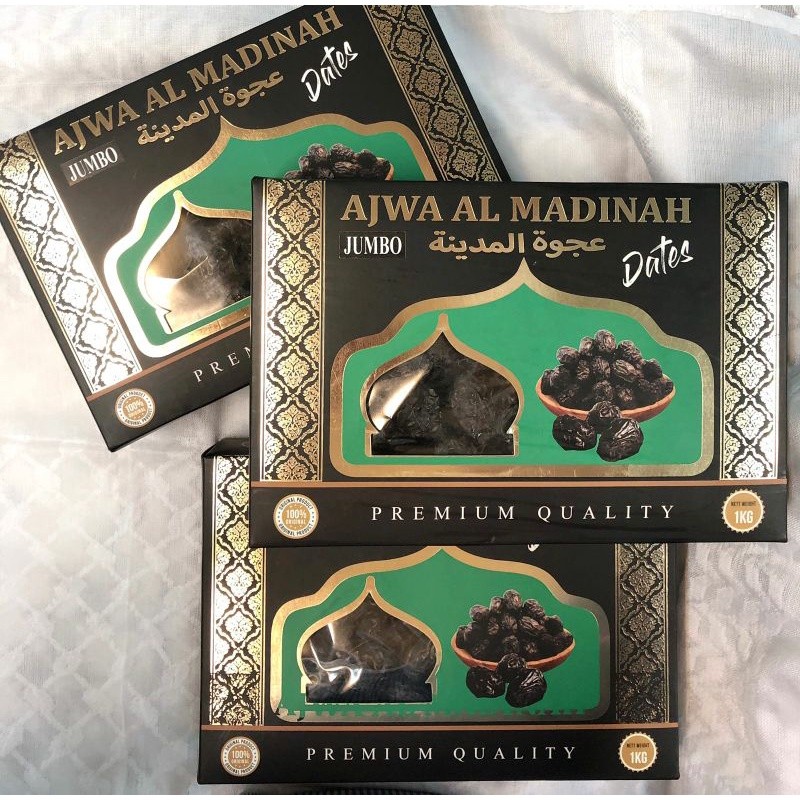 

Kurma Ajwa Jumbo Madinah super 1KG