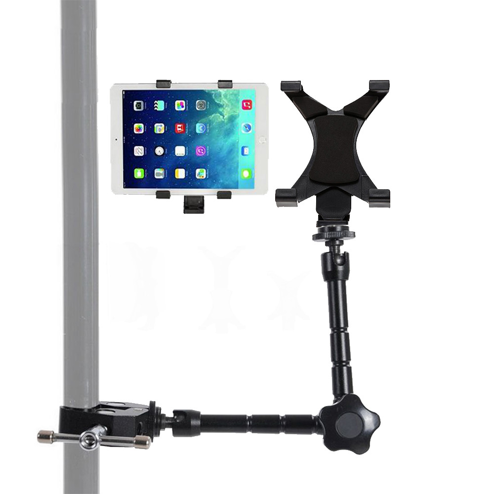 

Adjustable Friction Articulating Magic Arm/Super Clamp With 1/4"Thread Adapter For tablet Phone 7.9-11 inch ipad stands holder