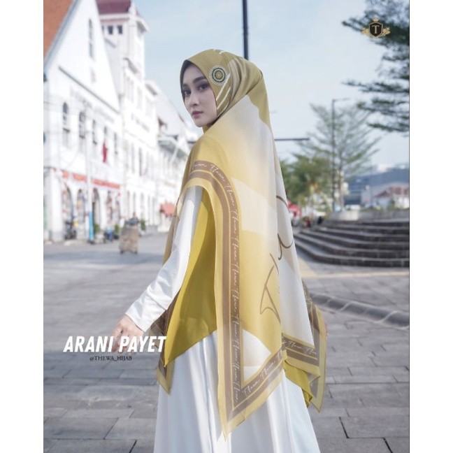 COD THEWA - HIJAB | KERUDUNG | KHIMAR | BERGO | “PRINTING PAYET ( arani )''Jumbo BINTANG 2 LAYER CER