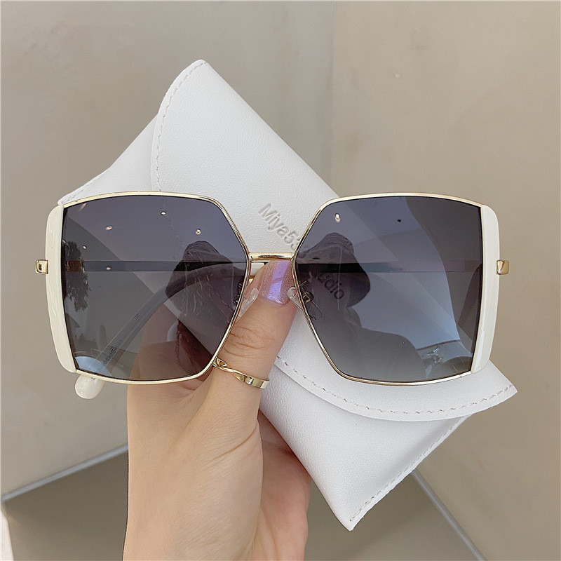 

Square Sunglasses Women 2024 Vintage Brand Oversize Women's Sun Glasses Black Female Glasses Men.s UV400 Gafas De Sol