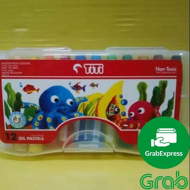 

Krayon titi 12 warna / oil pastel titi 12 warna crayon titi TI-P12S promo harga