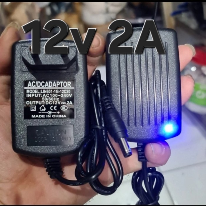 BSM adaptor charger travo dc 5v 6v 9v 19v 2A 5 6 9 19 volt v 2 a ampere - 12v 2A