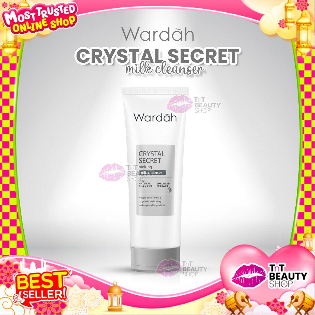 Wardah Crystal Secret Melting Milk Cleanser | 100 ml | TnT Beauty Shop
