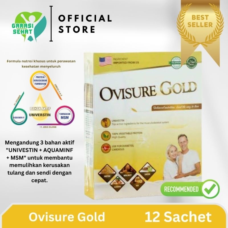 

PAKET SUPER HEMAT (2 BOX) Ovisure Gold Bahan Aktif Universin + Aqaminf MSM