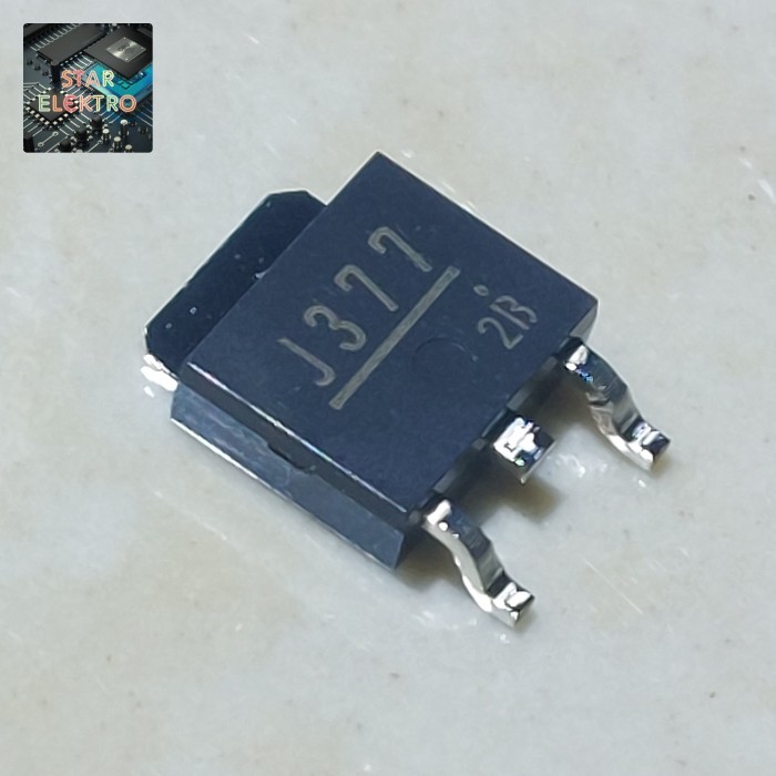 DnG27 J377 To-252 SMD 2SJ377 2SJ 377 Toshiba Mosfet Driver P-Channel 5A 60V CPU Otomotif Mobil Car T