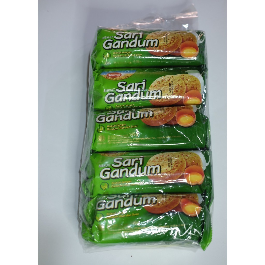 

Roma Sari Gandum Roll 149 gr x 5 pcs pusat grosir termurah murah meriah