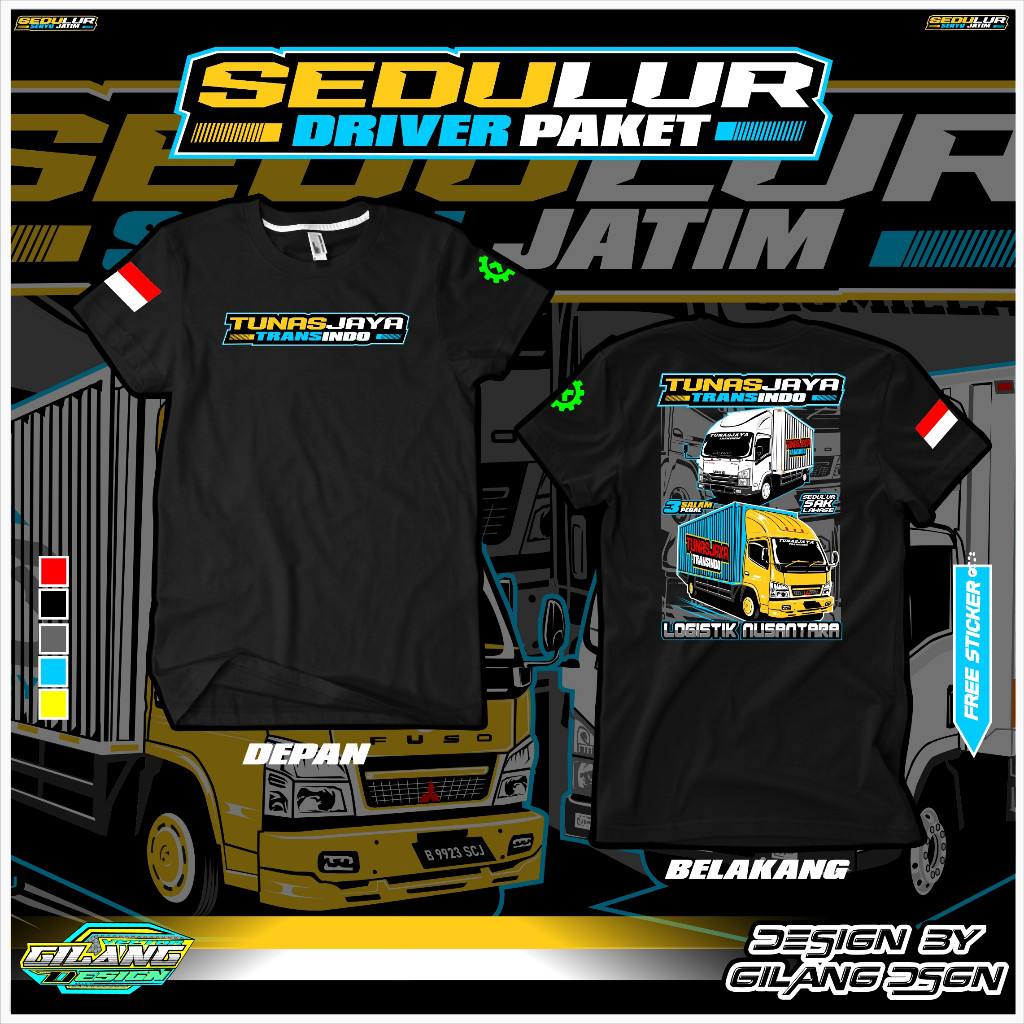 Kaos TUNAS JAYA NEW LOGISTIK NUSANTARA