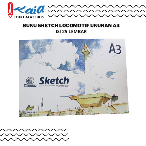 

SKETCH LOCOMOTIF BOOK UK. A3