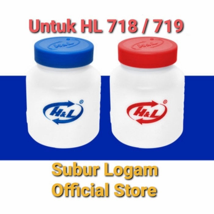 

AG45 Botol Tabung Toples Cat untuk HL H&L 718 719 800ml - Merah