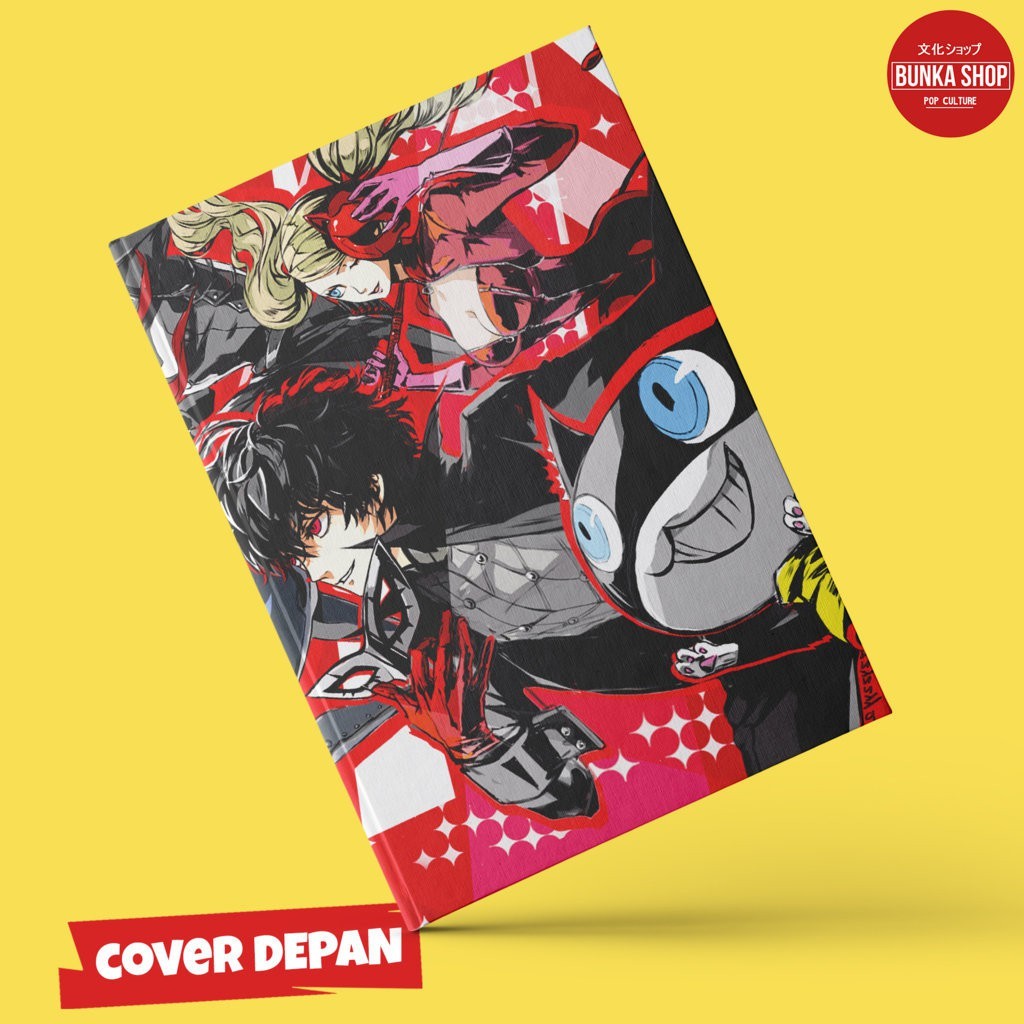 

Note Book Hardcover Anime Game Hardcover Persona 5 Joker Team Ukuran A5 Jurnal Agenda Planner Notebook Couple Gift