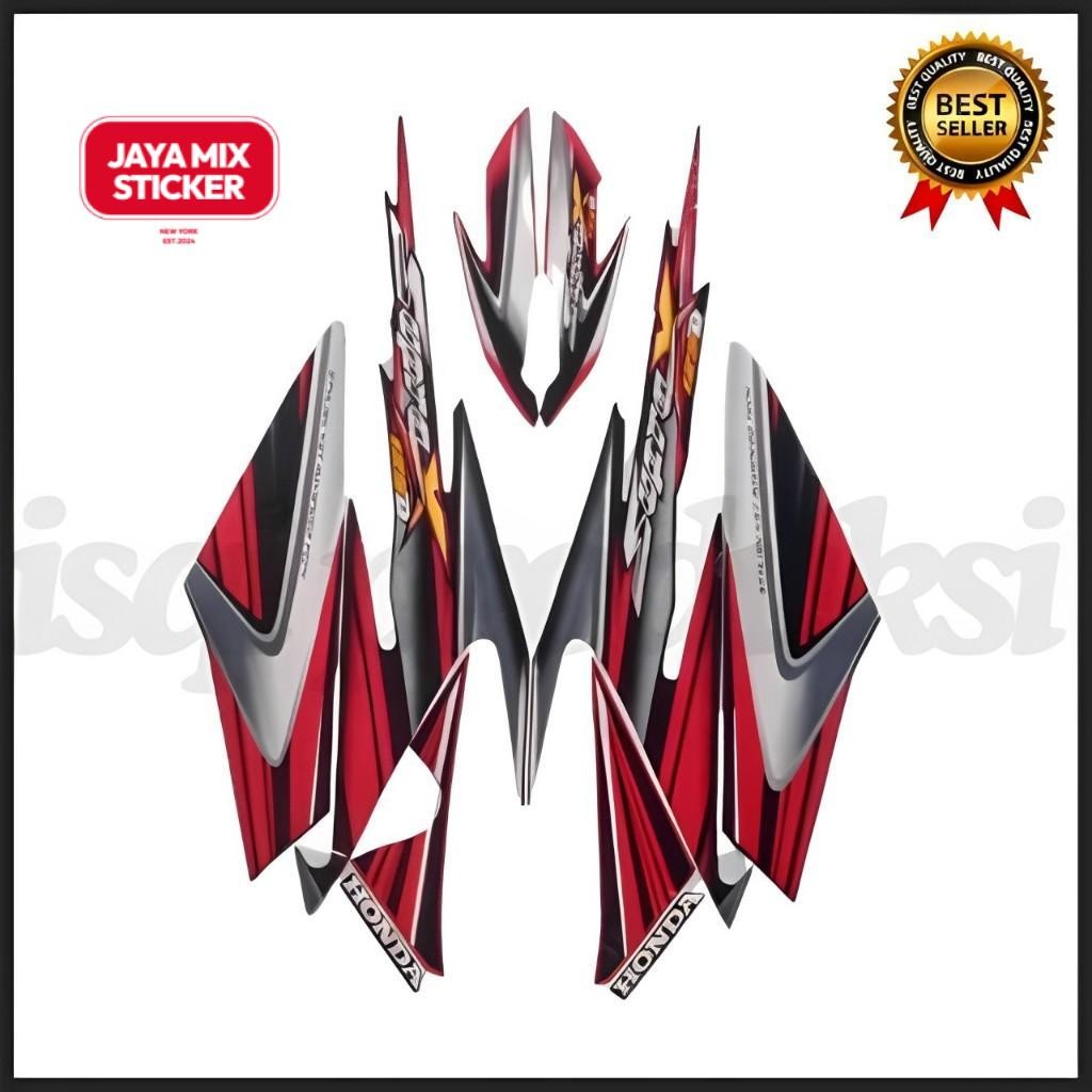 Stiker Striping List Body Supra X 125 D 2006 Standar Motor Honda Supra X 125 D 2006 Terbaik