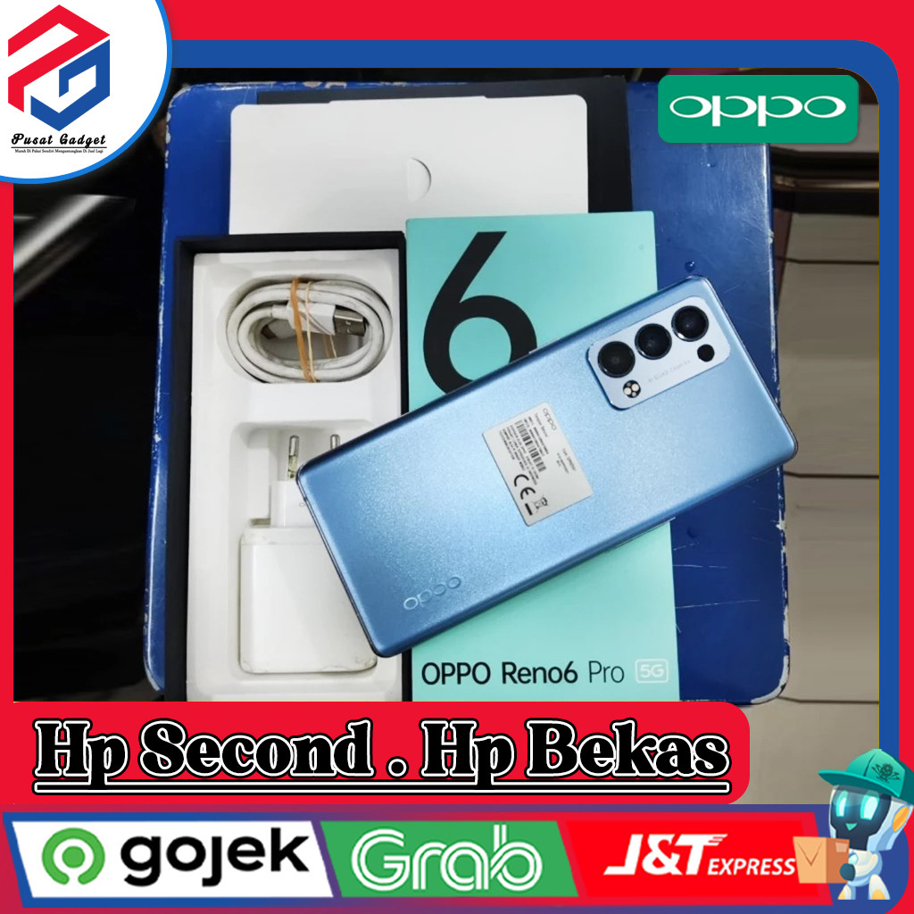 Oppo Reno 6 Pro 5G Ram 12 Rom 256GB Second Pusat Gadget