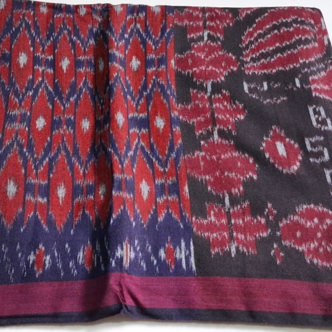 Sarung Goyor Asli Tenun ATBM Warna Merah