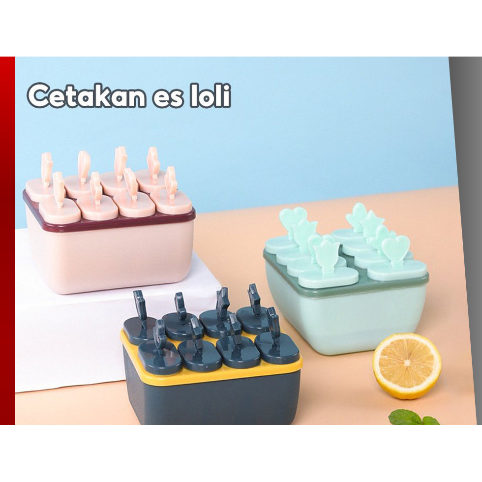 Cetakan Ice Cream Zamzam0325 H5975  / Cetakan Es Batu Dengan Tutup / Cetakan Es Krim Stik / Cetakan 