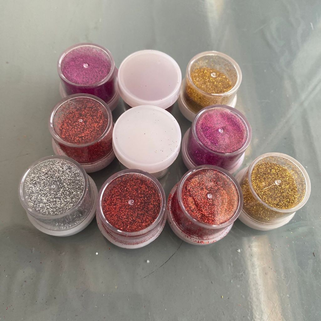 

Bubuk Glittter Kemasan Cup/Glitter Mawar Pita Satin