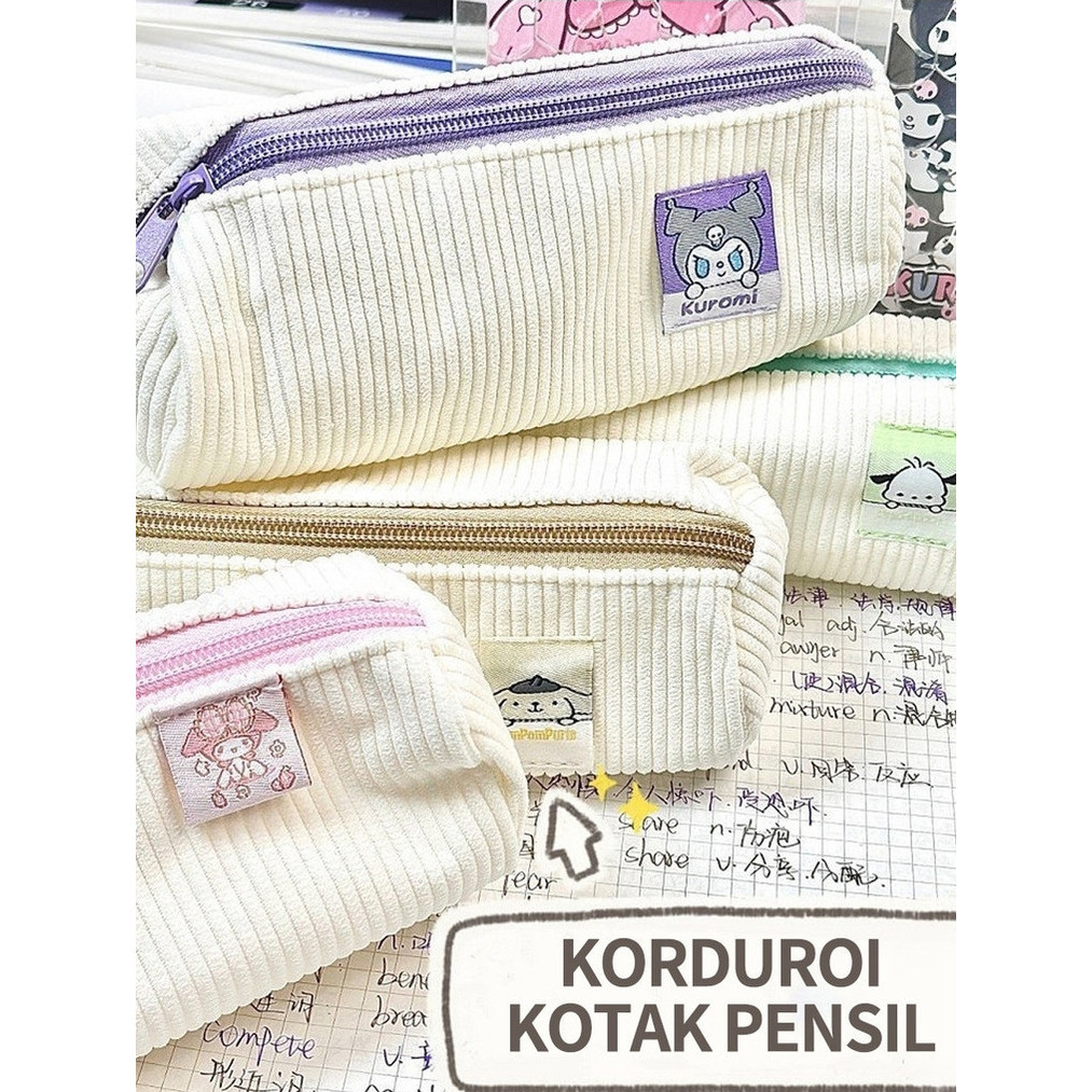 

Tempat pensil anjing Pacha/kotak pensil/sekolah dasar gaya Jepang kotak alat tulis warna solid tempat pensil