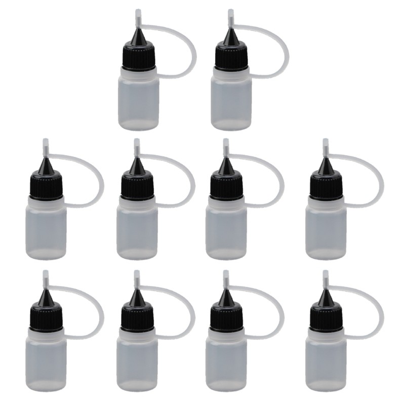 

10 Pcs Coloring Syringe bottle DIY Epoxy Resin Mold Small Gaps Coloring Bottles Handling Resin Colorant Details Craft Tools