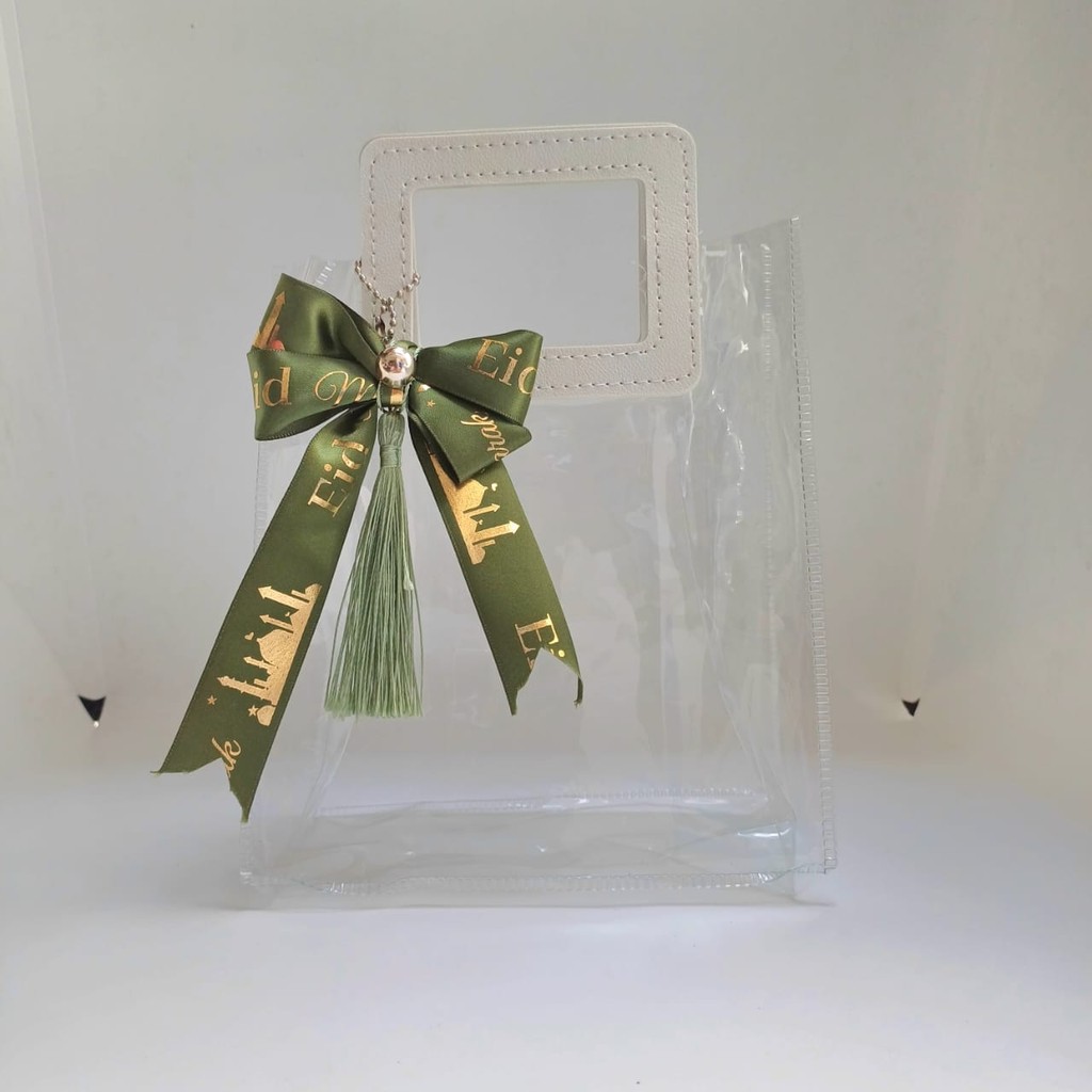 

Goodie Bag Idul Fitri / Tas Transparan / Tas Mika PVC 18x16x9