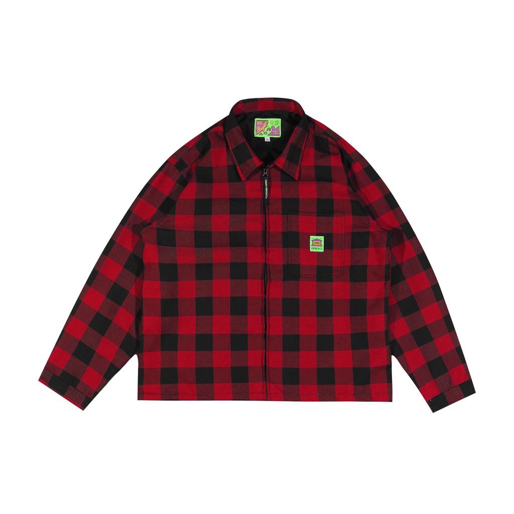Shining Bright Home Work Jacket Navy - Red