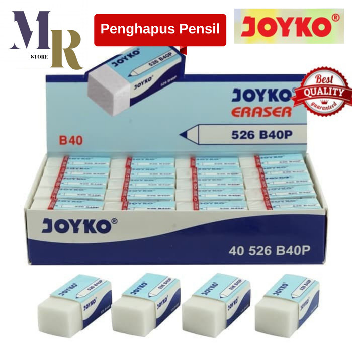 

Penghapus Pensil Joyko Eraser Rubber Hitam Putih Bebas Debu Karet - Hitam