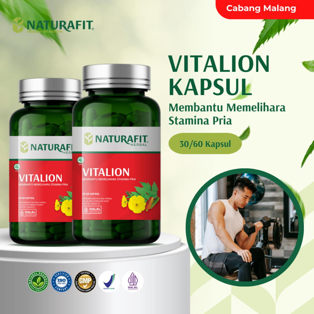VITALION 30 Kapsul - Obat Herbal Memelihara Stamina Pria, Kuat dan Tahan Lama Secara Permanent
