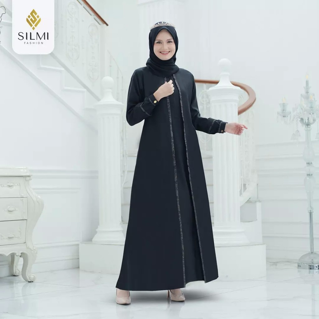 Sarimbit Lebaran Keluarga Madani Gamis Dewasa Polos By Silmi