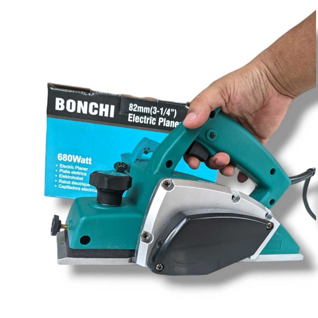 ( ORIGINAL KUALITAS MAKITA ) Electric Planner Mesin ketam serut kayu mesin serut tangan BONCHI