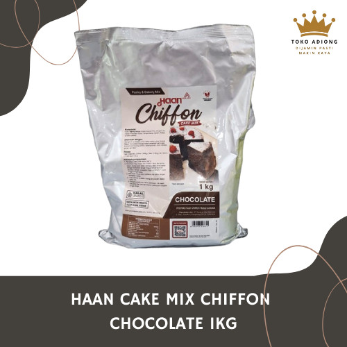 

HAAN CAKE MIX CHIFFON CHOCOLATE 1KG