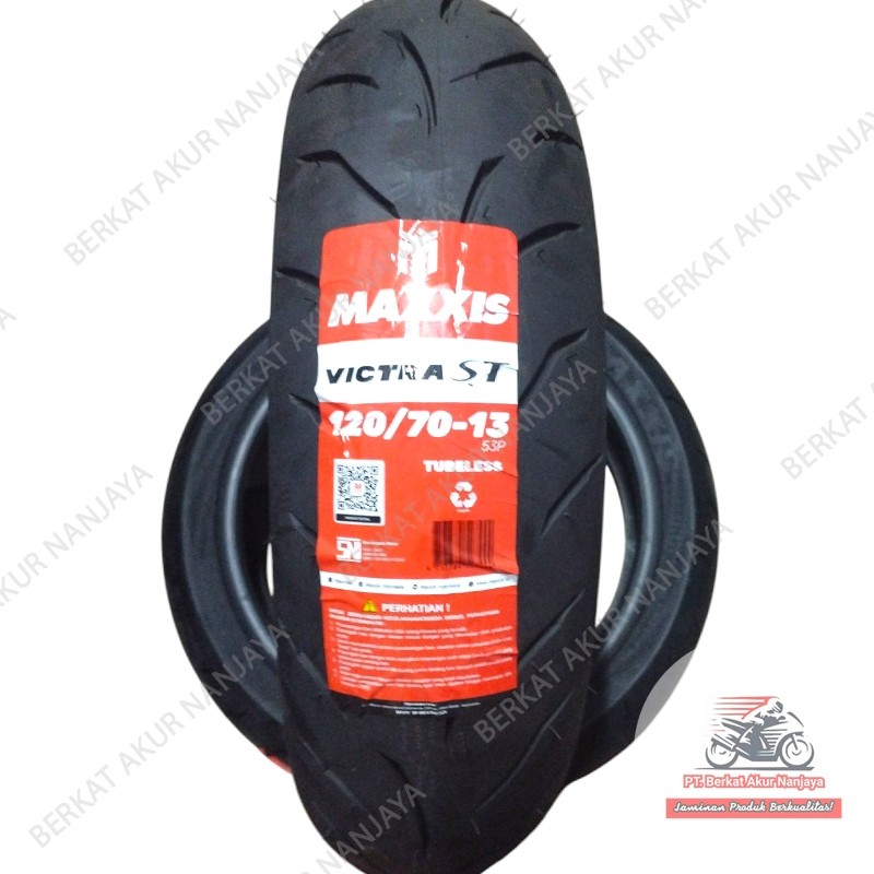Maxxis Victra 120/70-13 Ban depan Nmax Dual Compound Tubeless