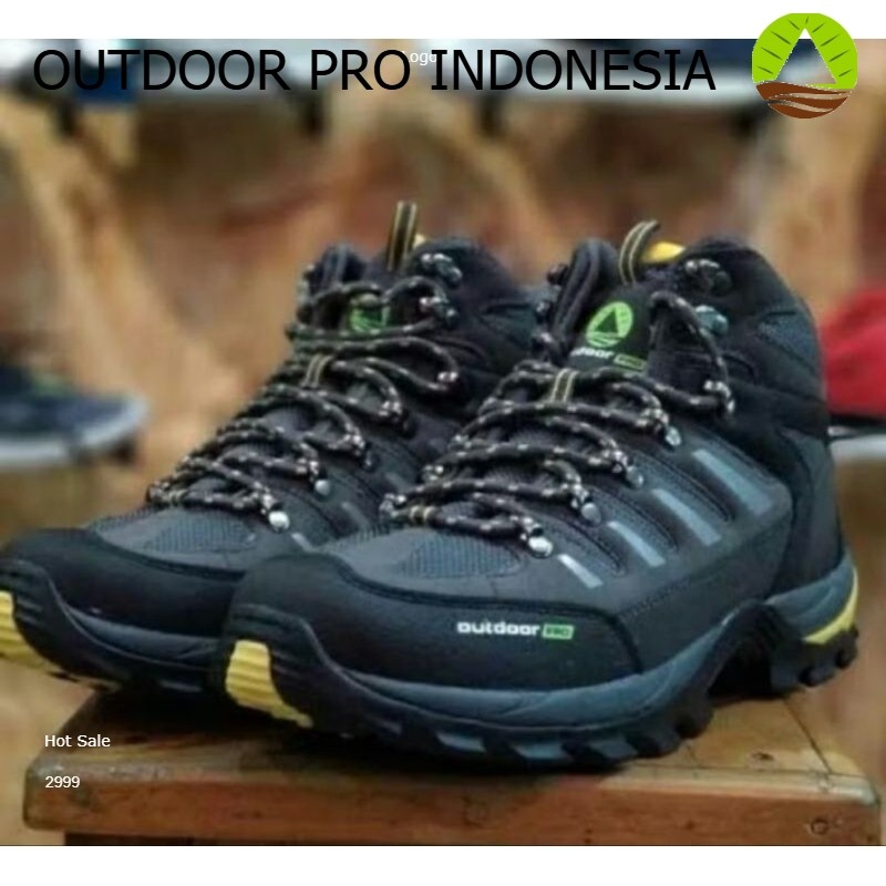 SEPATU OUTDOOR PRO LYNK / SEPATU HIKING PRIA WANITA OUTDOOR PRO LYNK GREY