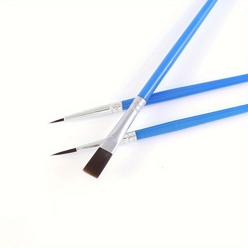 

Digital oil painting brush DIY hand drawn flat head hook line brush art supplies painting oil painting brush pigment watercolor