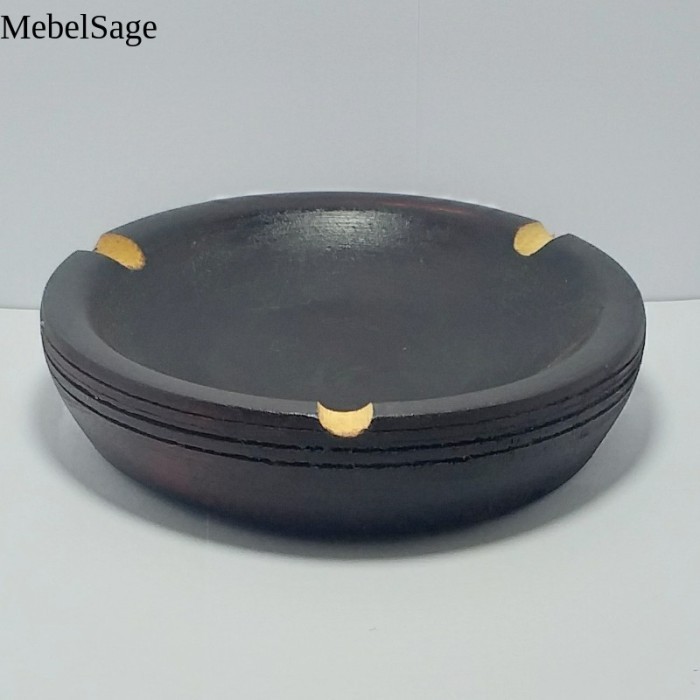 Asbak Rokok Unik mangkuk kayu hiasan meja tamu IPX7