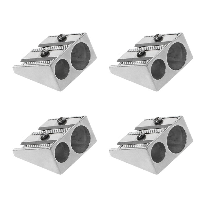

4Pcs Magnesium Pencil Sharpener Survival Multi-Function Magnesium Alloy Survival Pencil Sharpener Durable Easy Install