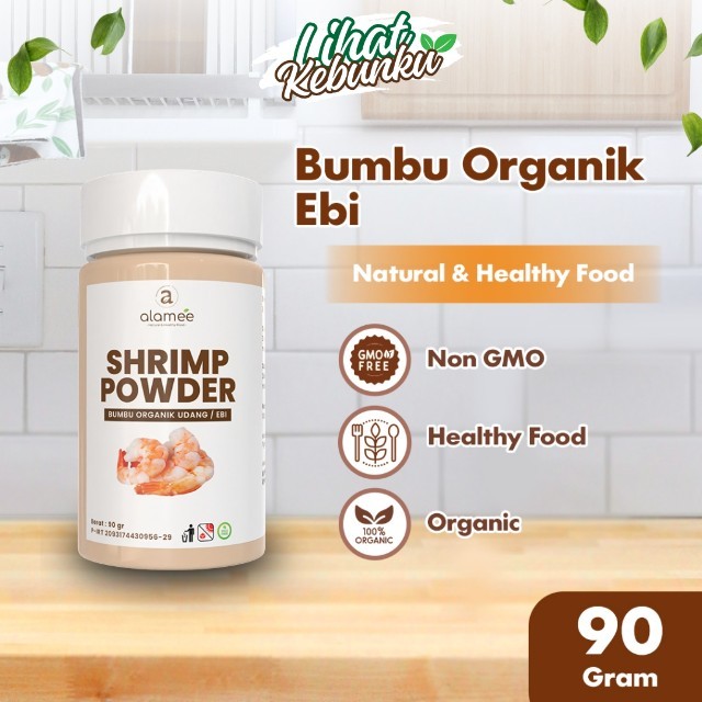 

ALAMEE Bubuk Ebi Halus Kering Udang Bumbu Dapur Organik Shrimp Powder Giling Praktis Tabur 90gr LIHAT KEBUNKU