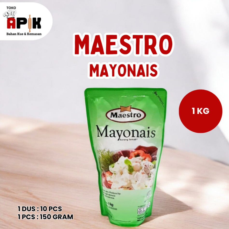 

MAESTRO MAYONAISE ST POUCH 1KG / MAE MAYONAISE ST POUCH 1KG