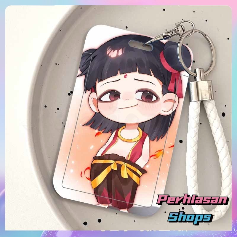 

【Perhiasan Shops】ID CARD HOLDER MOTIF KAWAII TEMPAT KARTU PHOTOCARD PHOTO CARD Dilengkapi Dengan Tali Tangan Berkualitas Tinggi Mendukung Diskon Untuk Pembelian Grosir,Ne Zha Yang Imut, Tampan Dan Menyenangkan