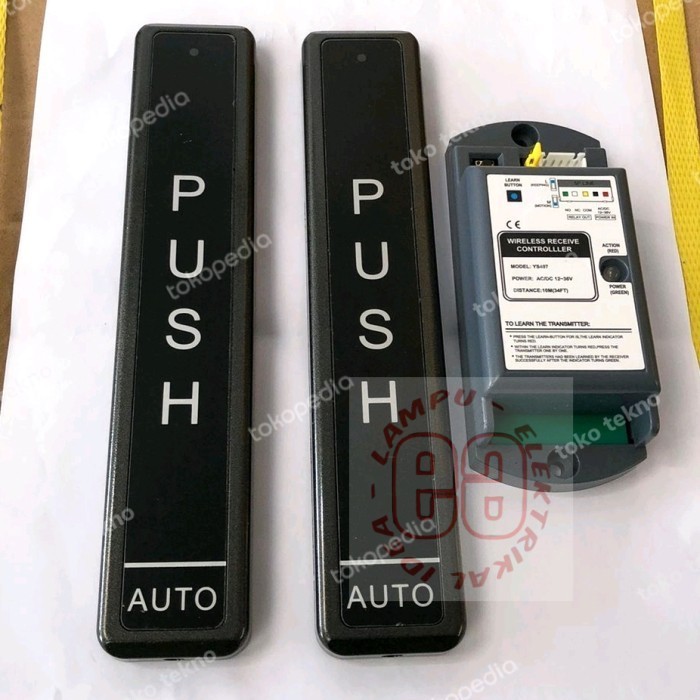 

Switch Automatic Door Opening / Wireless Push Button Sliding Door Murah Berkwalitas