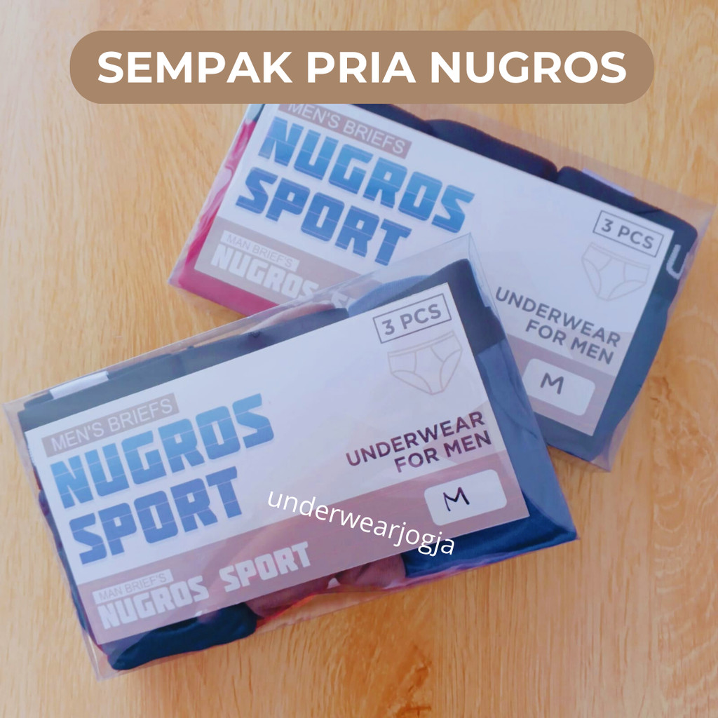 CD Celana Dalam Pria Anak DEWASA Sempak JUMBO - SEMPAK NUGROS SPORT - SEMPAK PRIA LUSINAN